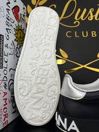 Tenis Dolce & Gabbana Portofino Black Silver (PRONTA ENTREGA) Tamanho 40 e 41