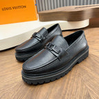 Mocassim Louis Vuitton Couro Black