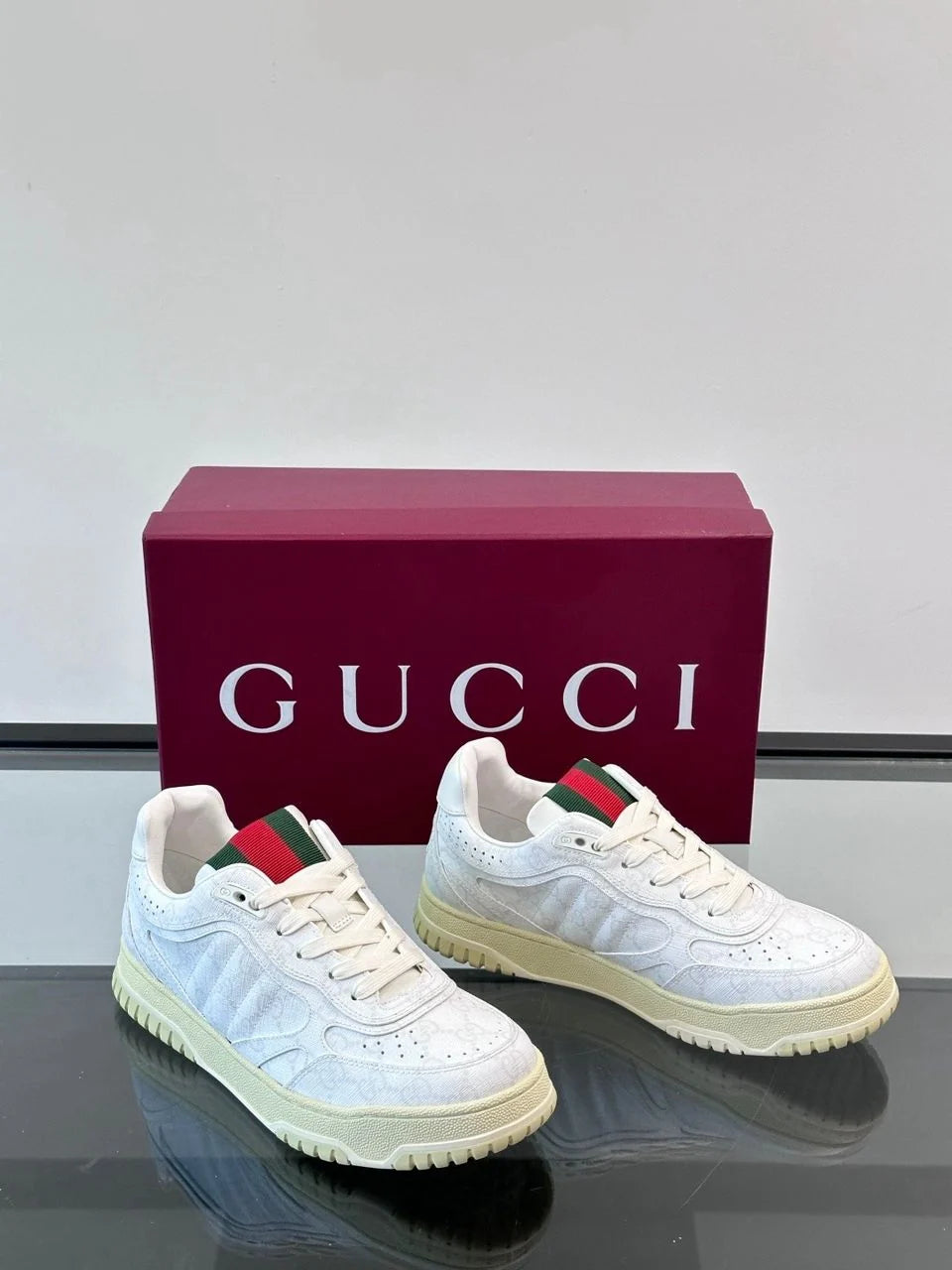 Gucci Re-Web White