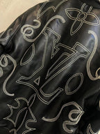 JAQUETA MONOGRAN LOUIS VUITTON "EMBROIDERED" Black