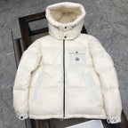 Jaqueta Moncler White Andro Hooded