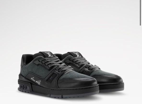 Tenis Louis Vuitton Trainer Low Noir Black (Pronta Entrega)Tamanho 39