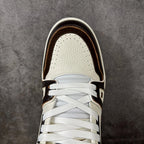 Tênis Louis Vuitton Trainer #54 White Black Details
