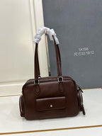 Bolsa Prada Women Tote Leather Brown