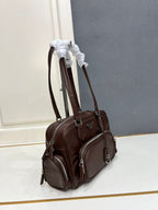 Bolsa Prada Women Tote Leather Brown