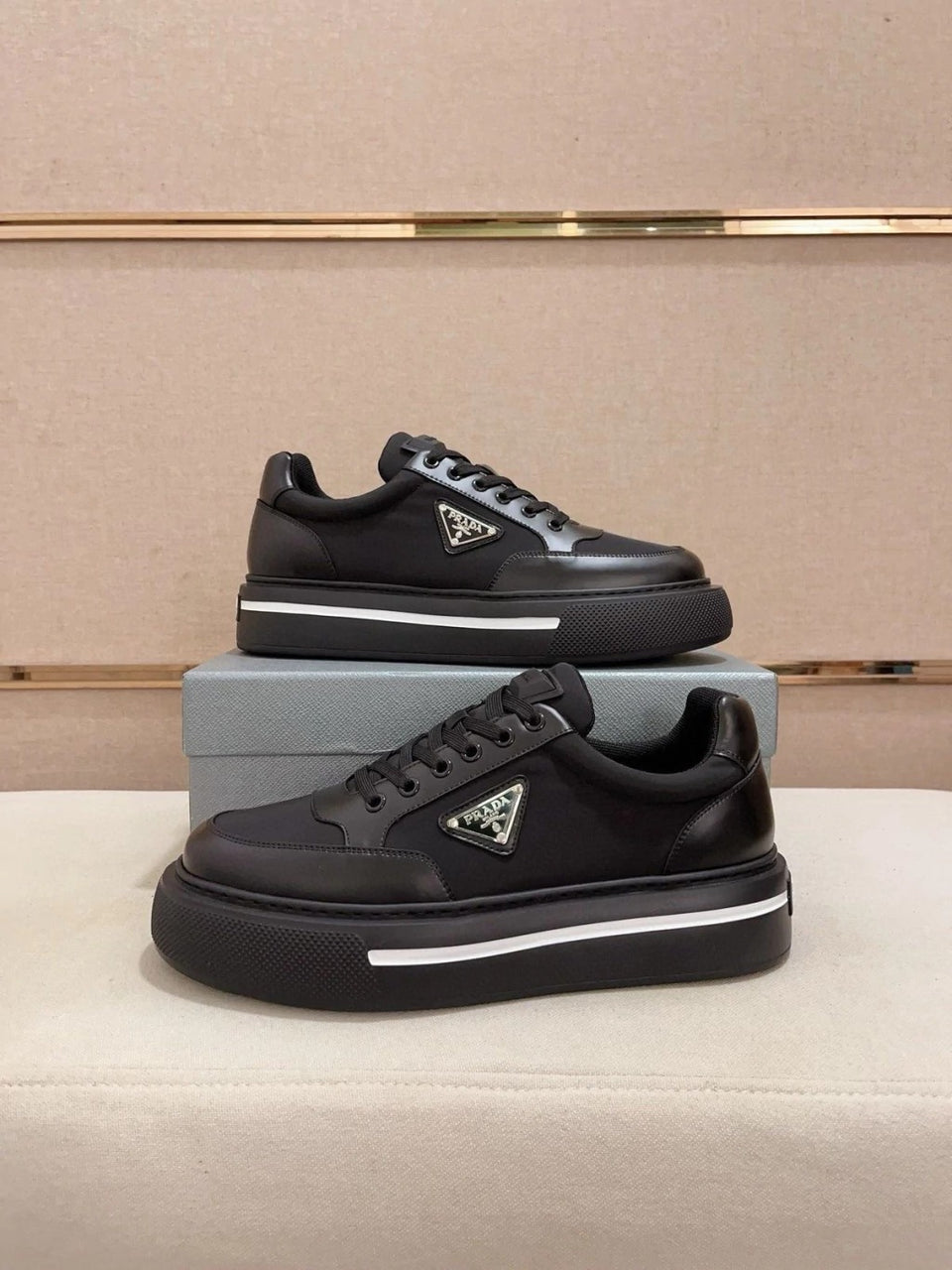 Prada Tênis Re-Nylon PRAX 1 Black