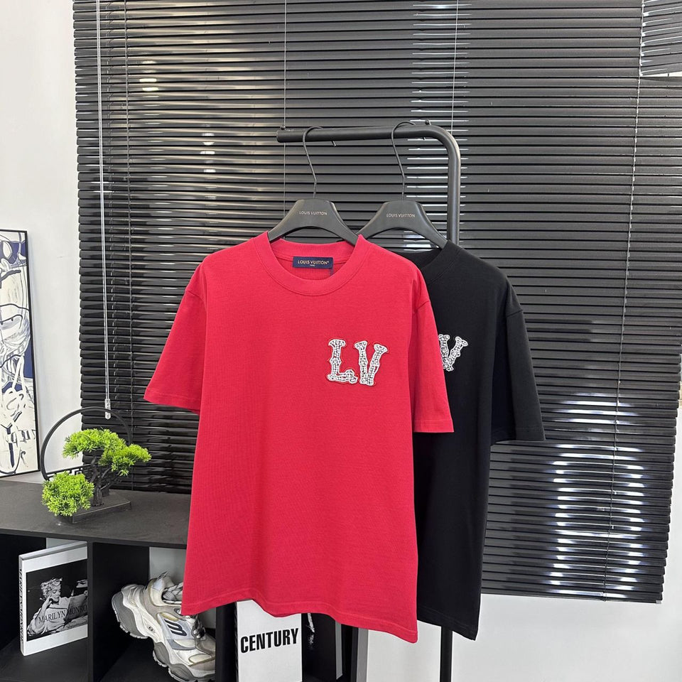 Camiseta Louis Vuitton Cotton Pique T-Shirt With Embroidered