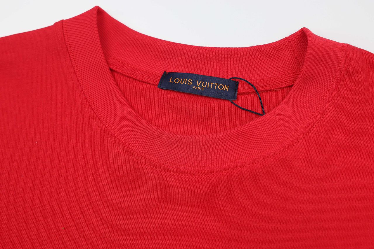 Camiseta Louis Vuitton Cotton Pique T-Shirt With Embroidered