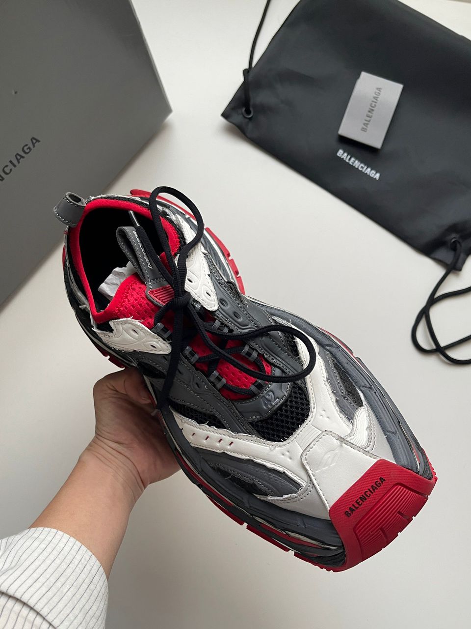 Balenciaga Platform Reduced Red