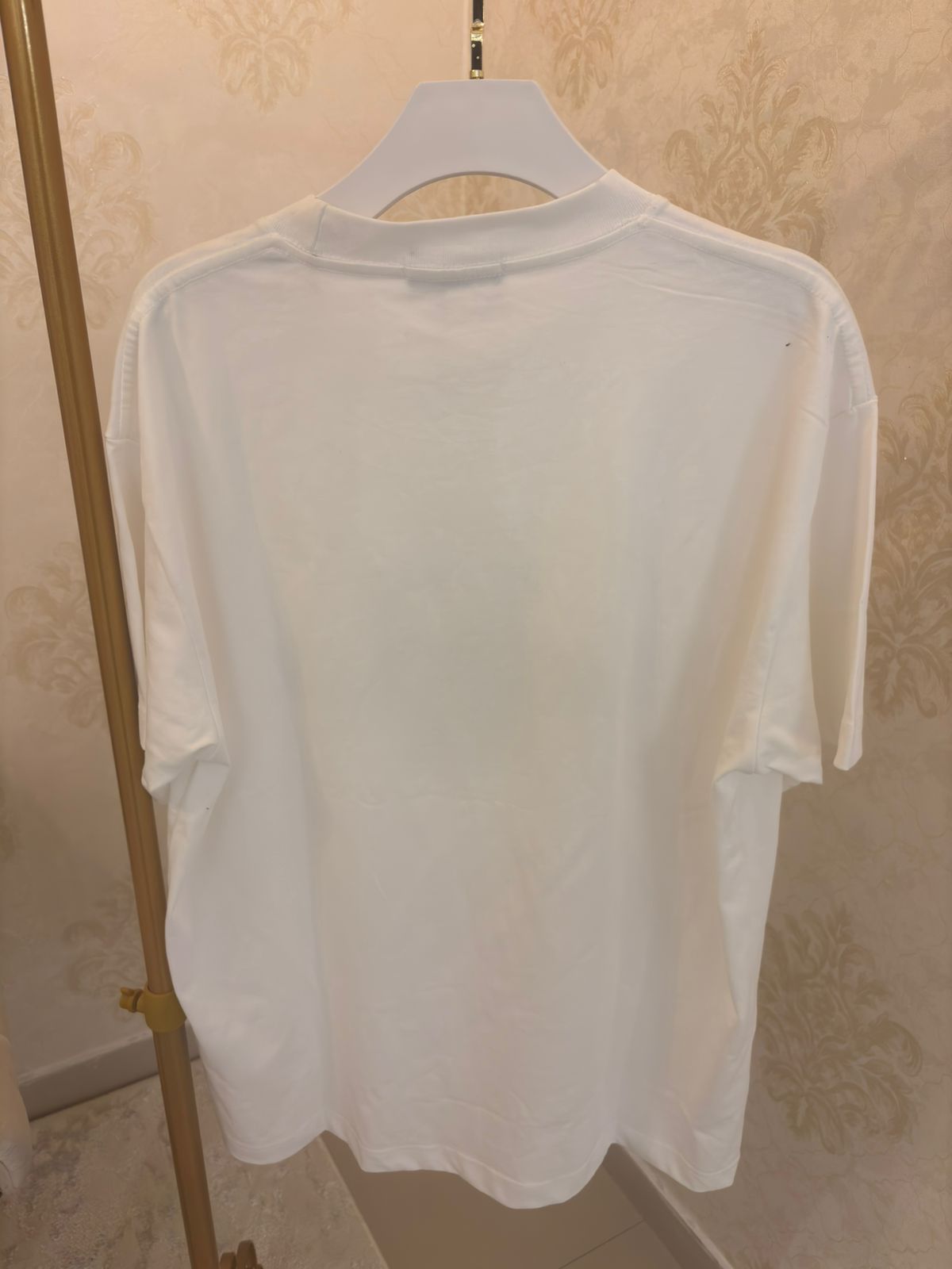 Camiseta Balmain Logo White Reflective