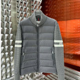 Puffer Cardigan Moncler Grey