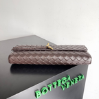 Bottega Veneta Shoulder Bag Vintage Frosted Clutch Baguette Bag Long