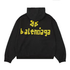 Moletom balenciaga Tape Type Ripped Black