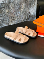 Izmir sandal Hermès Saudi Camurça Beige