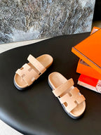 Izmir sandal Hermès Saudi Camurça Beige