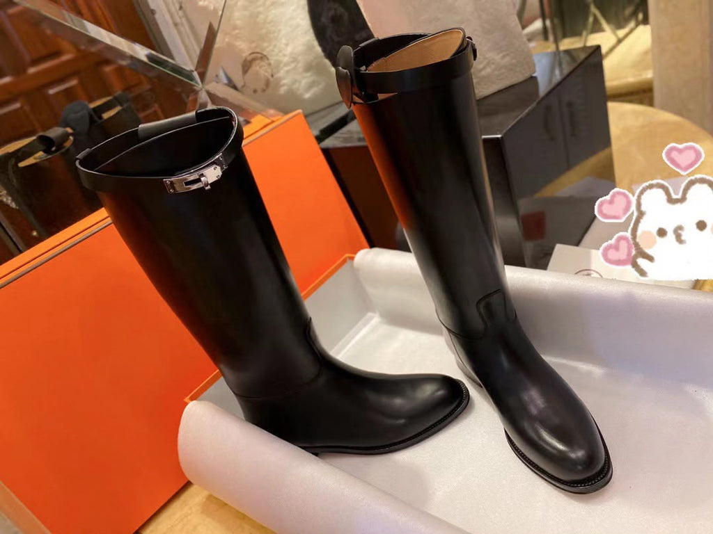 Bota Hermes Jumping Black