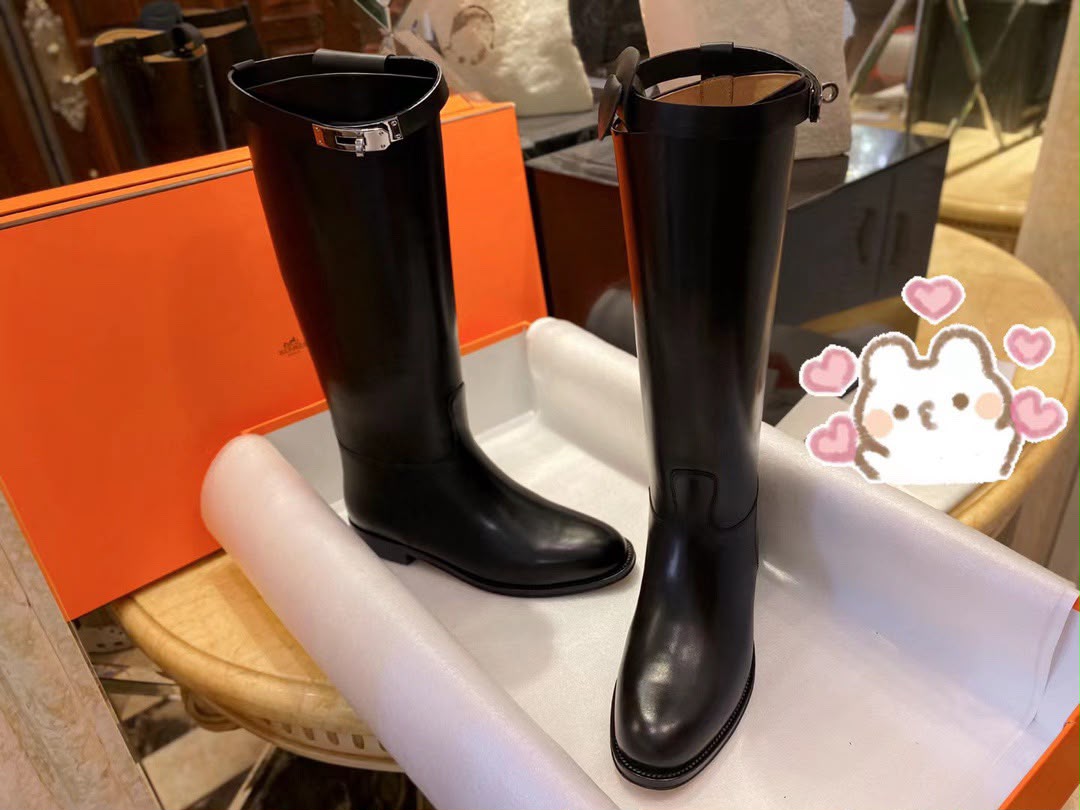 Bota Hermes Jumping Black