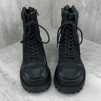 Balenciaga Bota Strike com cadarço e salto 20mm