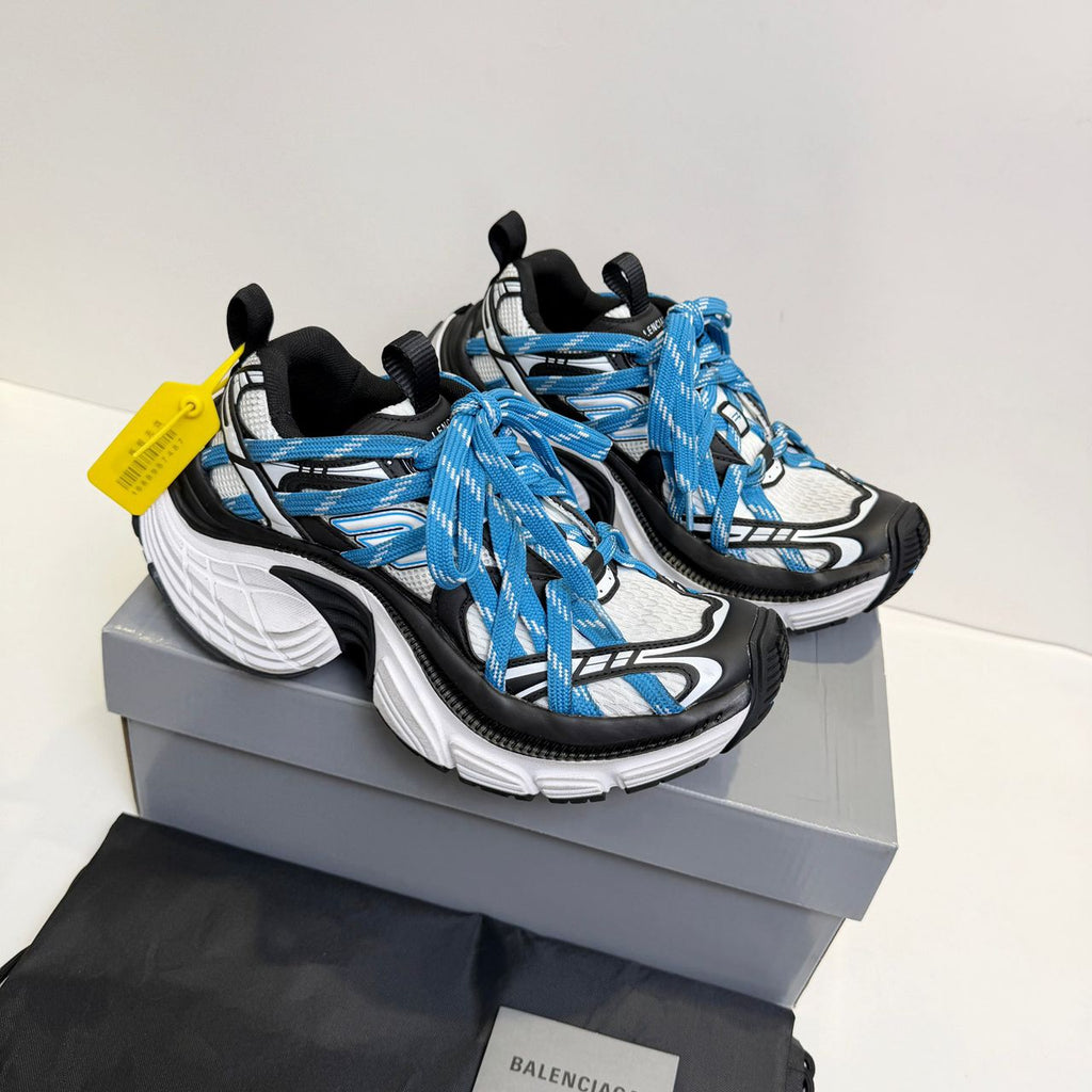 Tênis  Balenciaga 6xl Extreme em branco/azul/preto