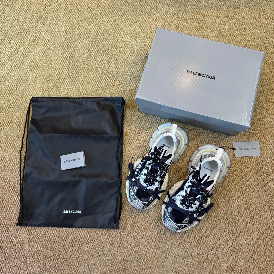 Tênis  Balenciaga 6xl Extreme em Cinza / Preto / Branco