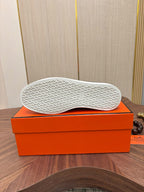 MOCASSIM HERMES Suede Blue Marine