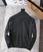 JAQUETA Louis Vuitton Contrast Monogram Black