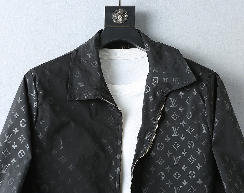 JAQUETA Louis Vuitton Contrast Monogram Black
