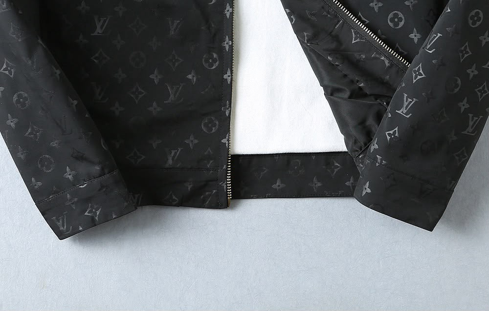 JAQUETA Louis Vuitton Contrast Monogram Black
