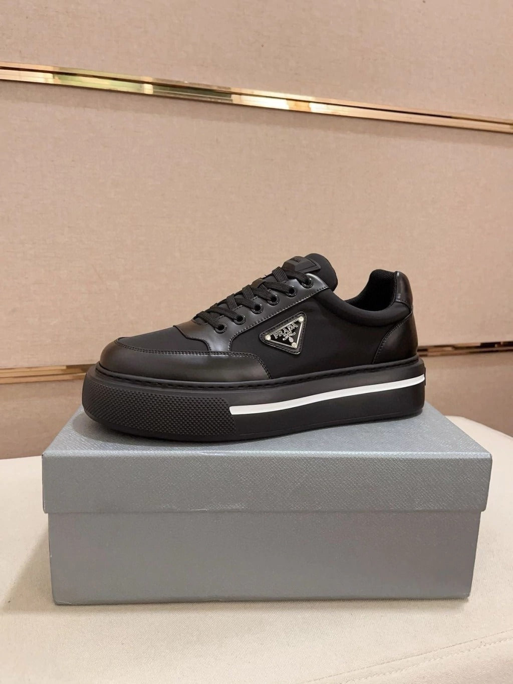 Prada Tênis Re-Nylon PRAX 1 Black