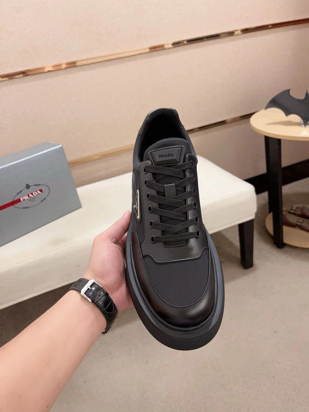Prada Tênis Re-Nylon PRAX 1 Black