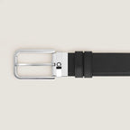 Cinto MontBlanc  35 mm Reversible Belt in Sartorial Leather with Rectangular Buckle
