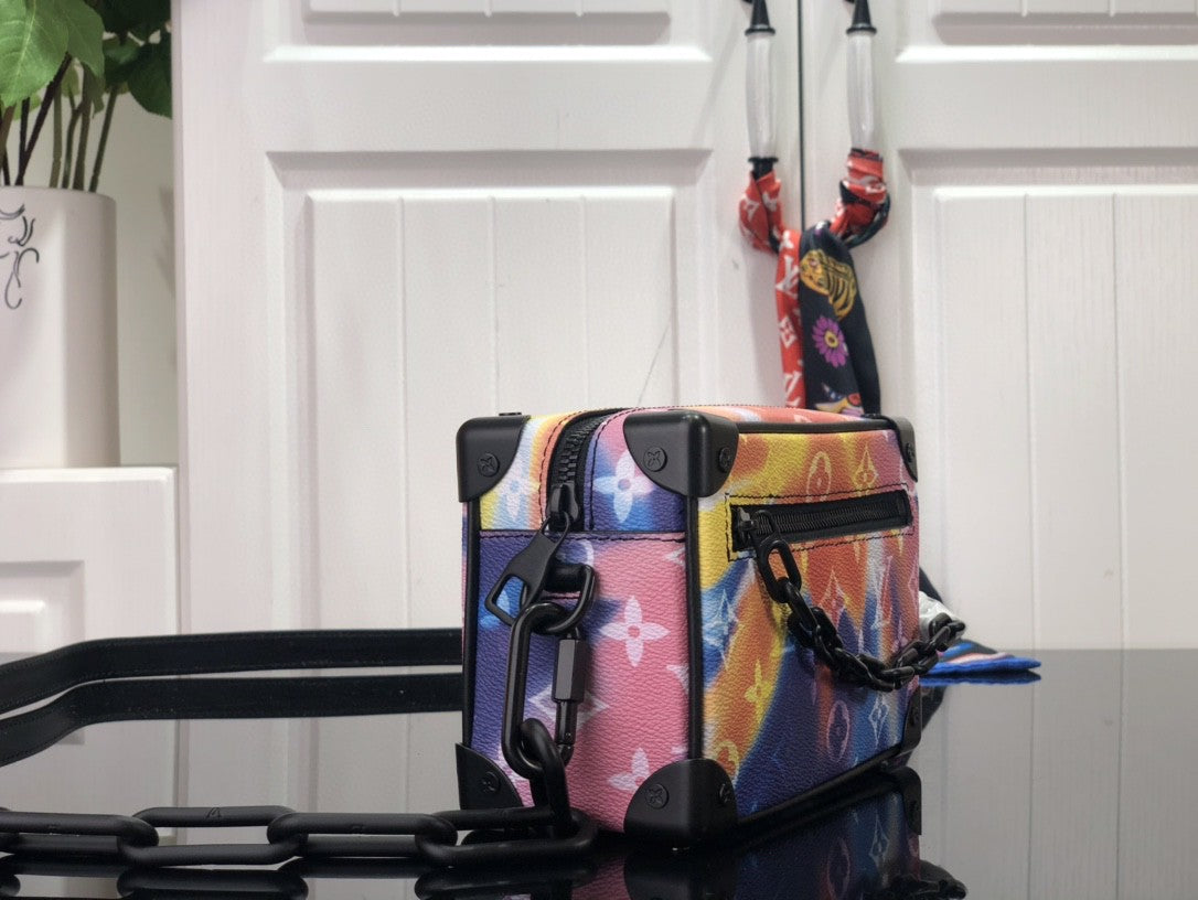 Bag Lv Mini Soft Trunk Sunset Monogram Multicolor