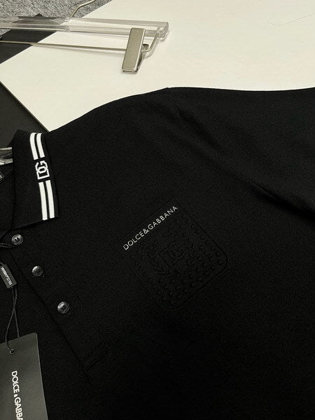 Polo Dolce Gabbana Listra Black White
