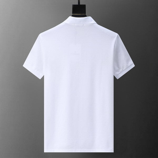 Polo Moncler White Gola alta