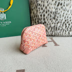 Goyard Vendôme Necessaire Cosmetic Pouch Multicoloured Pink
