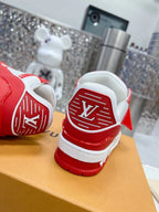 Louis Vuitton Trainer Red White