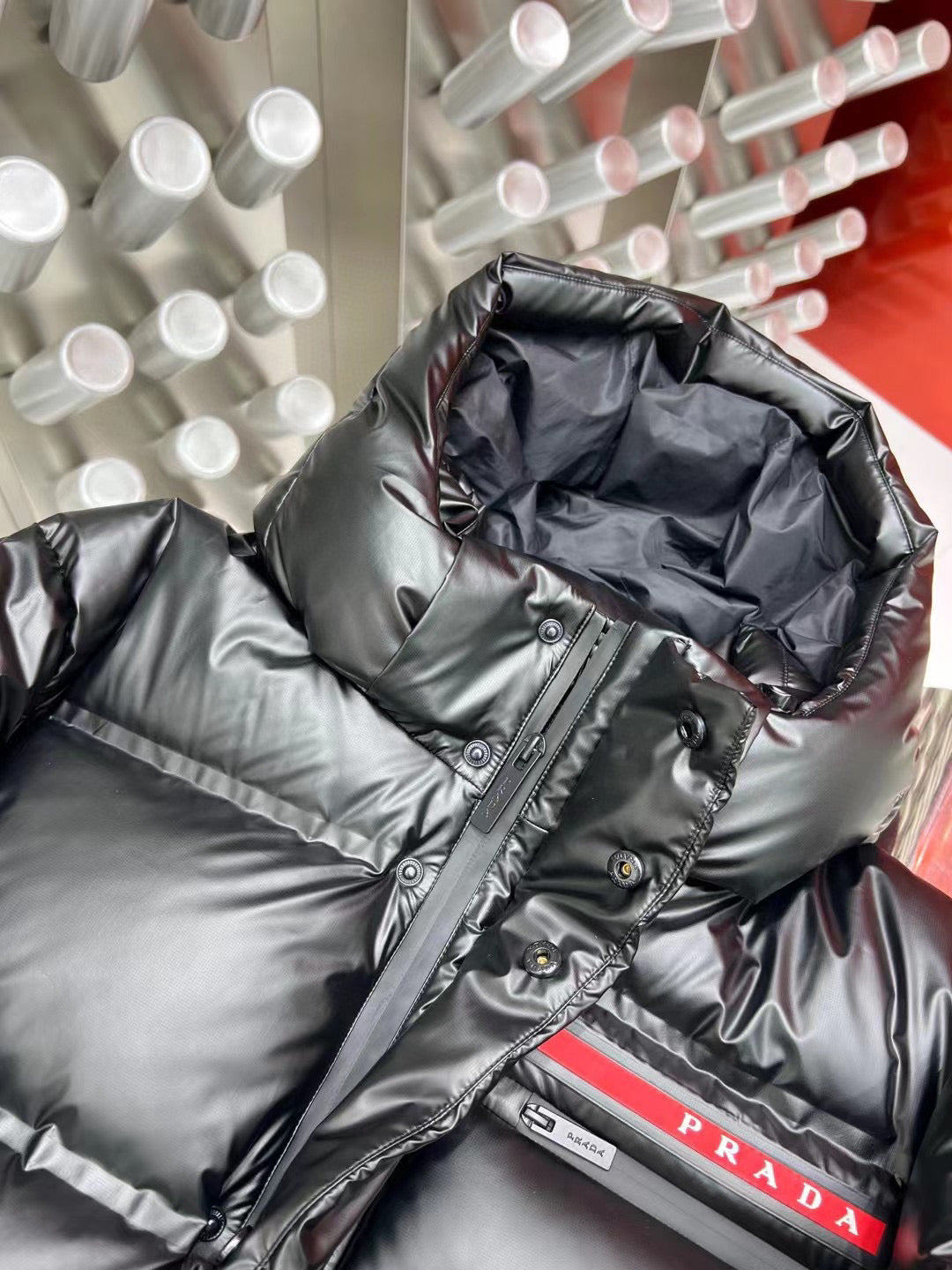 JAQUETA PRADA PUFFER COAT BLACK