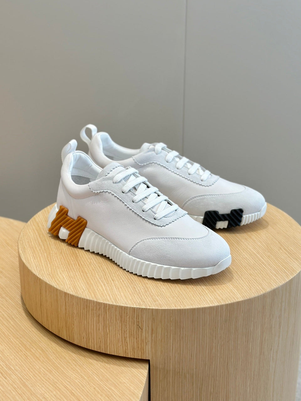 Hermes Air Mesh Suede Goatskin Bouncing