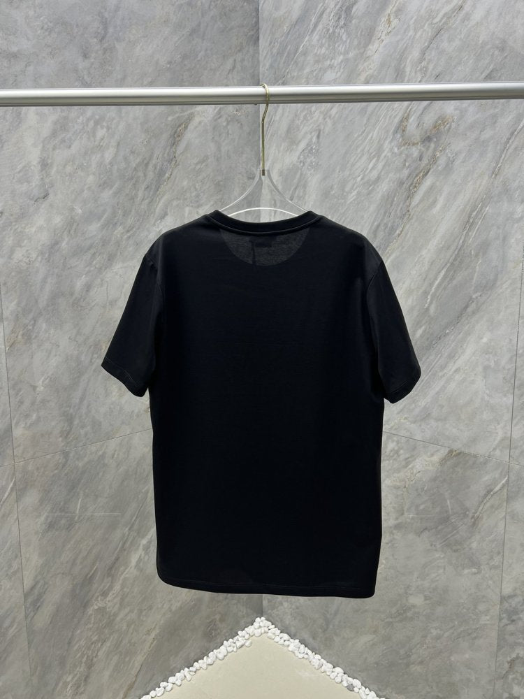 Camiseta Balmain T Shirt Logo Black White