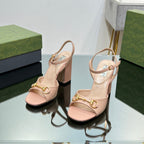 Gucci Sandal Pink Leather