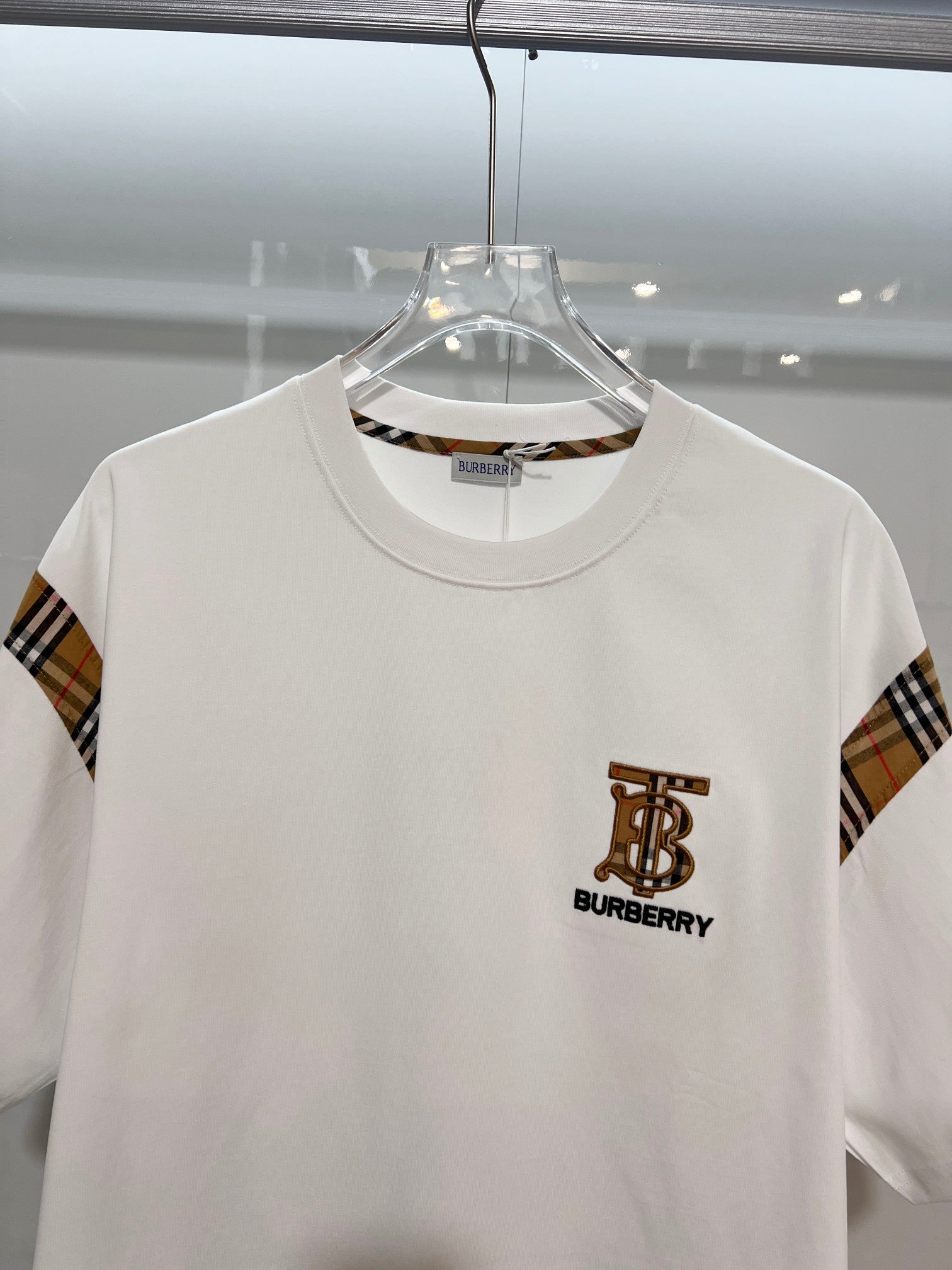 Camiseta Burberry Black Logo Black White