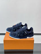 Tênis LV Trainer Blue Suede (Pronta entrega) Tamanho 41