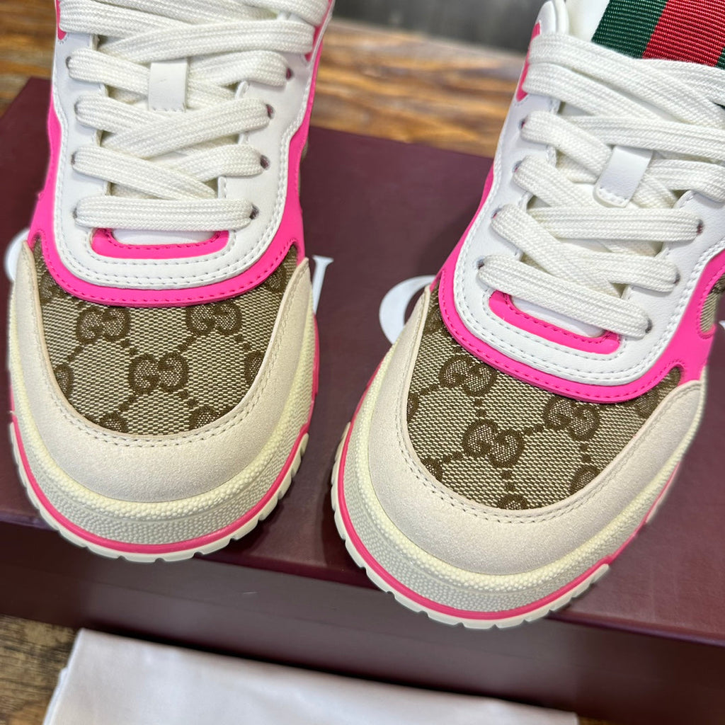 Gucci Re-Web White Beige Pink (Pronta Entrega) Tamanho 35