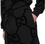 Calça Gucci GG Jumbo Moletom Black