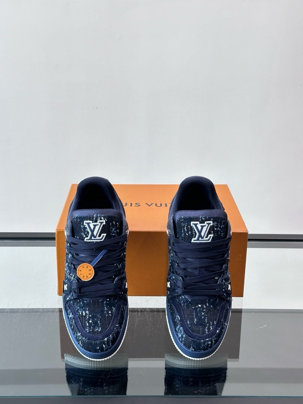 Tênis LV Trainer Blue Suede (Pronta entrega) Tamanho 41