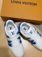 Tênis Louis Vuitton Trainer #54 Low Classic Branco/Azul