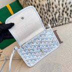 Goyard Plumet Pouch Wallet Multicoloured Bag Light Blue