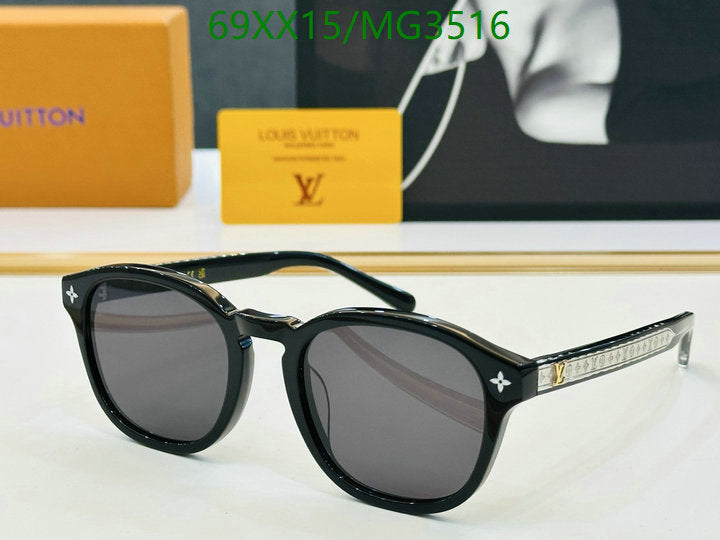 Óculos de sol LV Signature Black