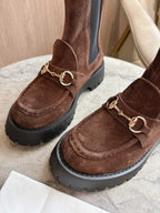 Bota Gucci Horsebit com plataforma