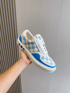 Tênis Louis Vuitton Ollie Blue/White Monogram